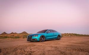 Audi S5 Coupe on Carbon Graphite Vorsteiner Wheels (V-FF 104) 2016 года 